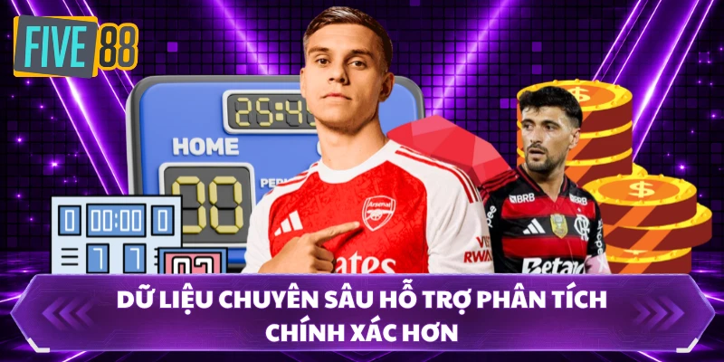thể thao five88 2 Dữ liệu chuyên sâu hỗ trợ phân tích chính xác hơn